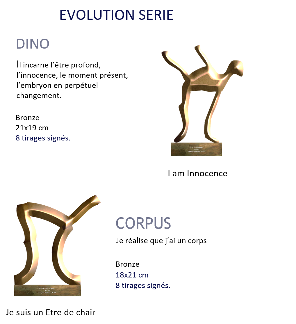 Sculpture en bronze de Francois Renno