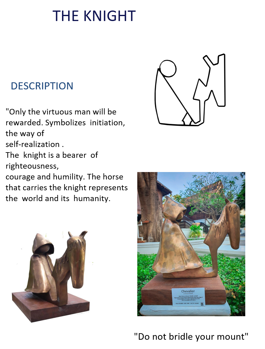 Francois Renno's bronze sculpture