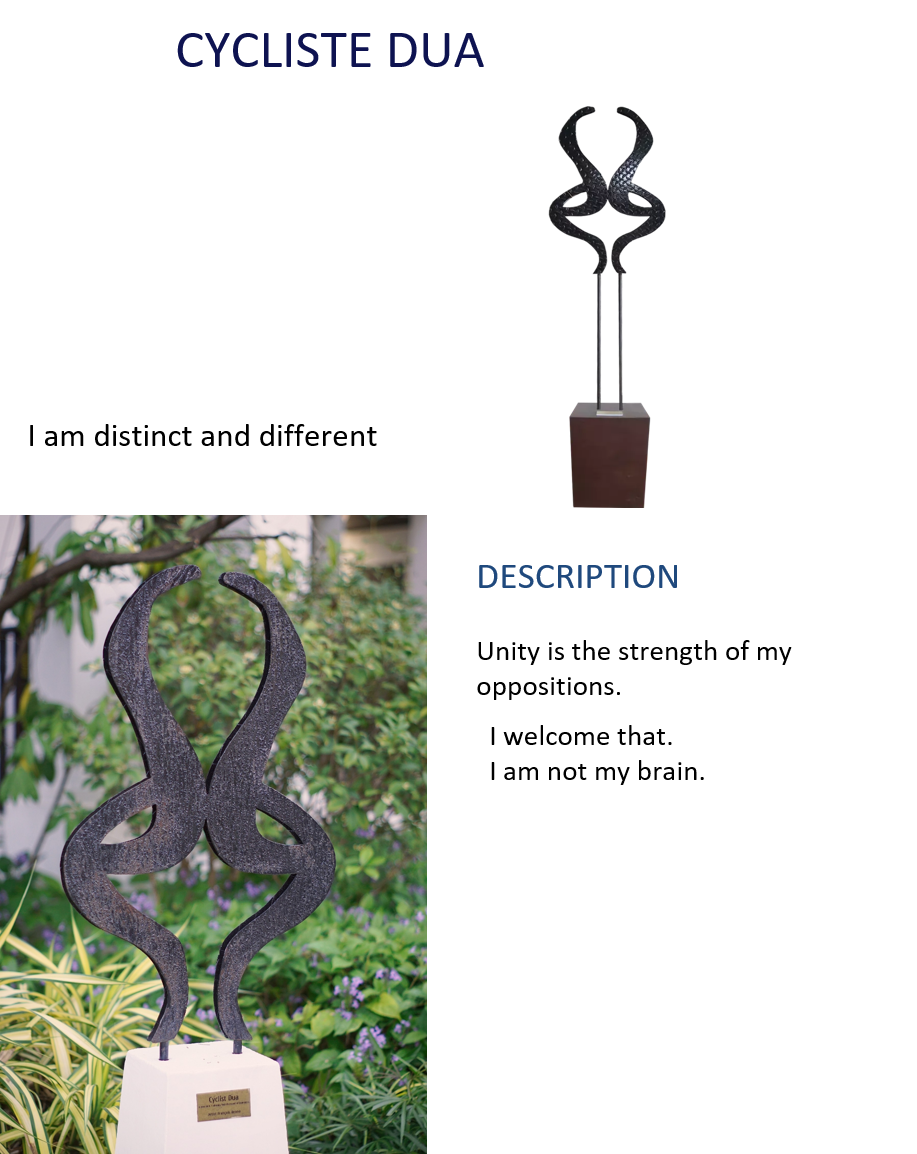 Francois Renno's metal sculpture