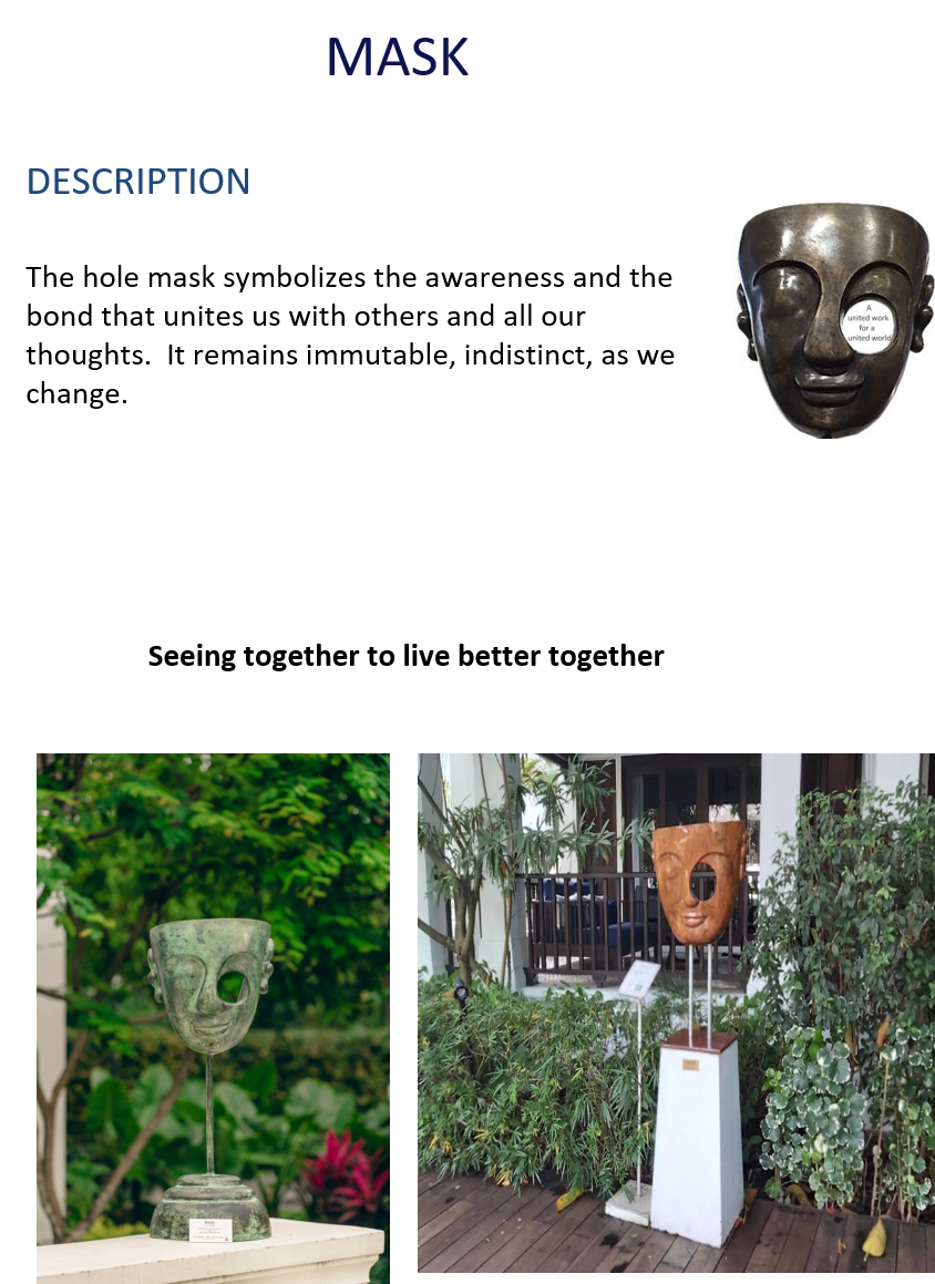 Francois Renno's bronze sculpture