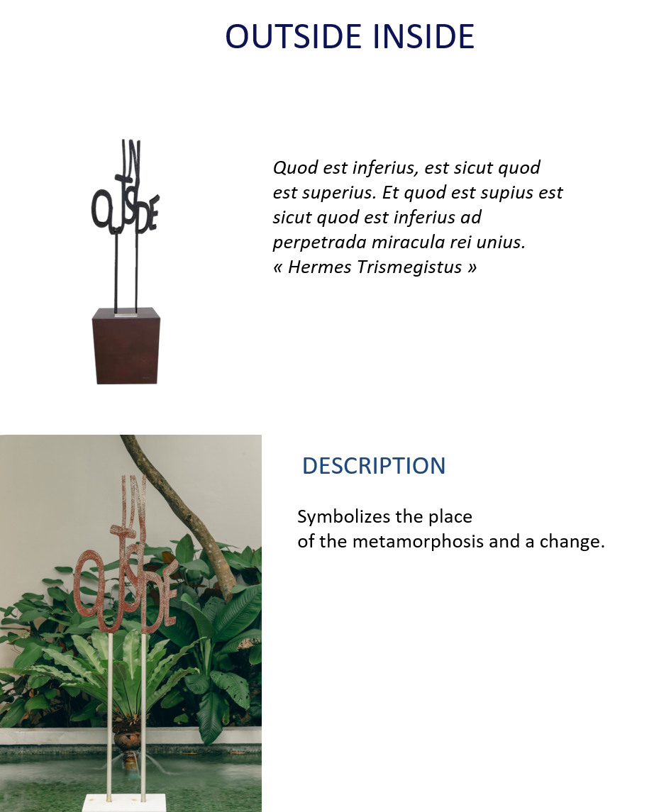 Francois Renno's metal sculpture