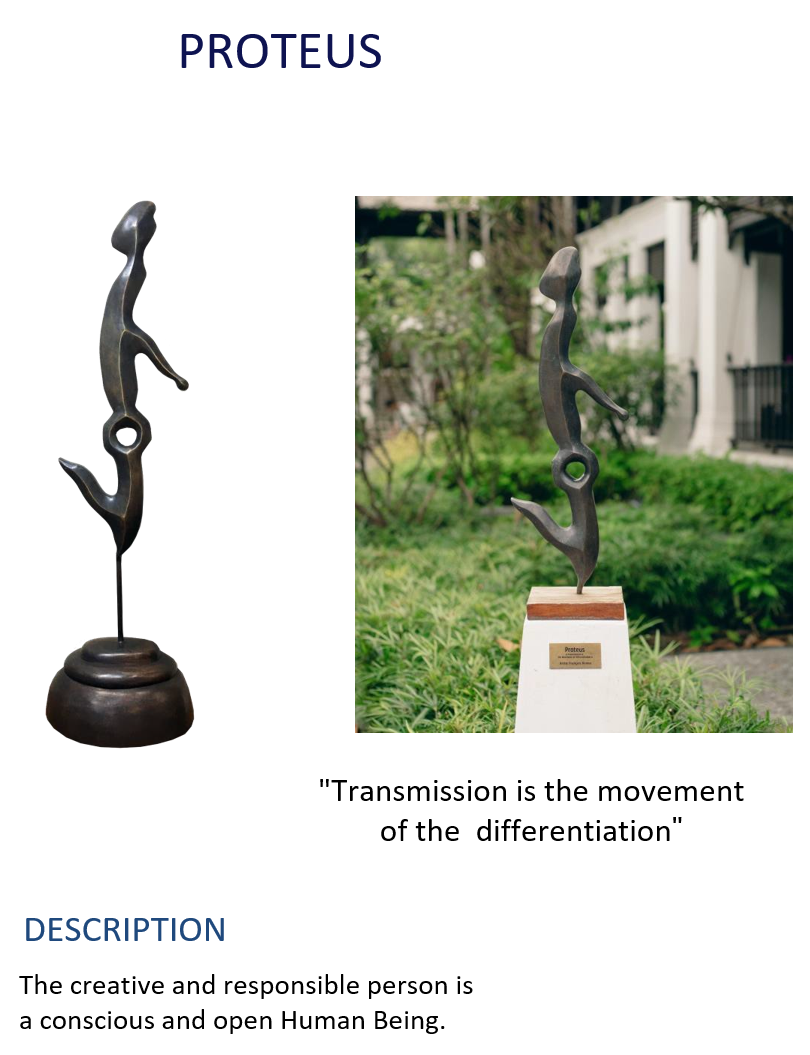 Francois Renno's bronze sculpture